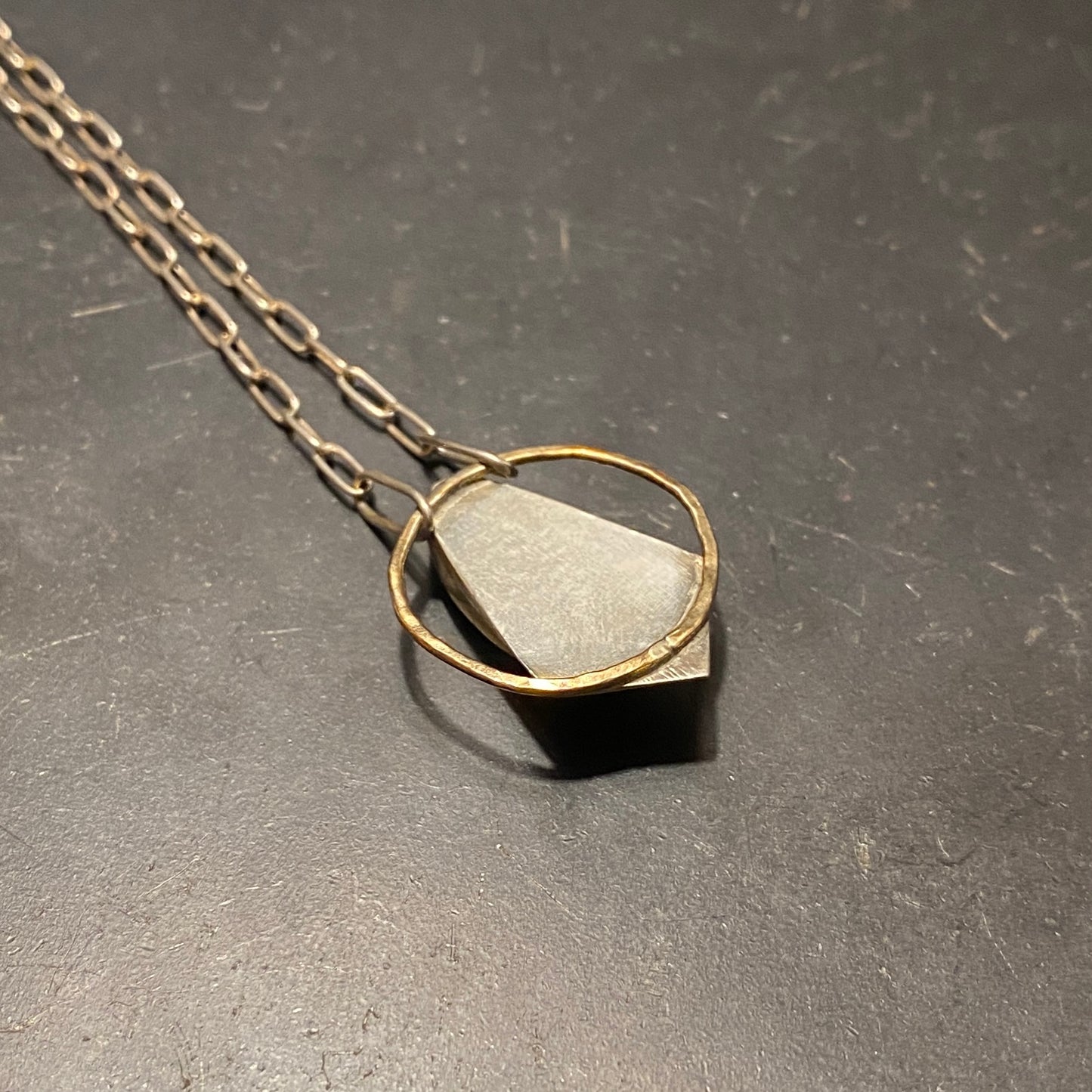 White Buffalo Two Toned Necklace