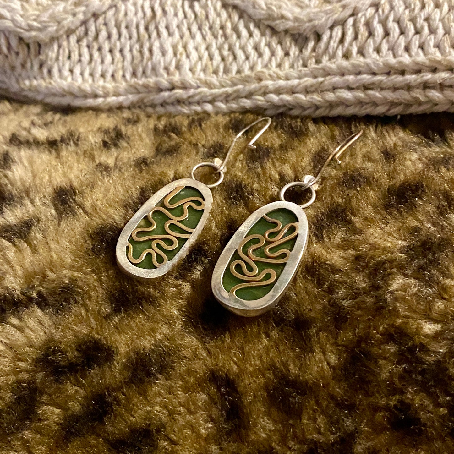 Chrysoprase Drop Earrings