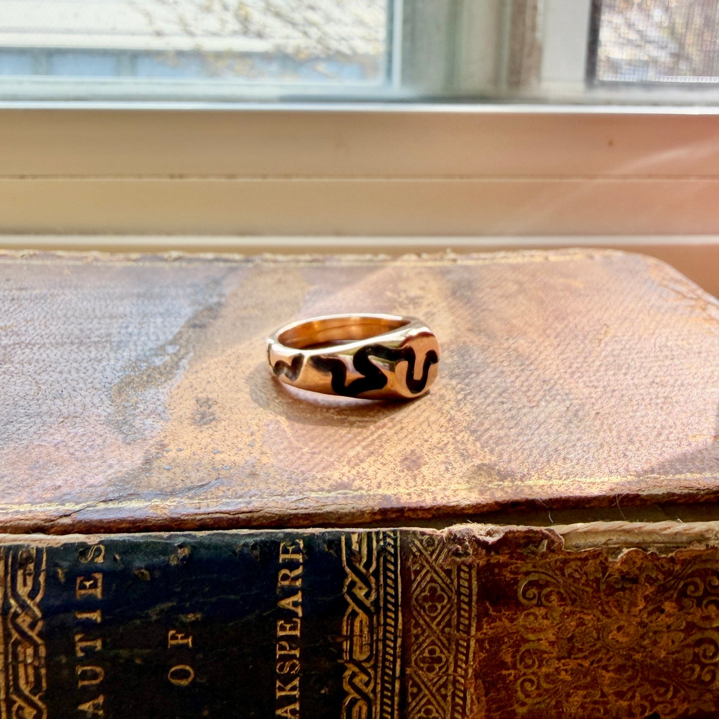 River Run Signet Ring
