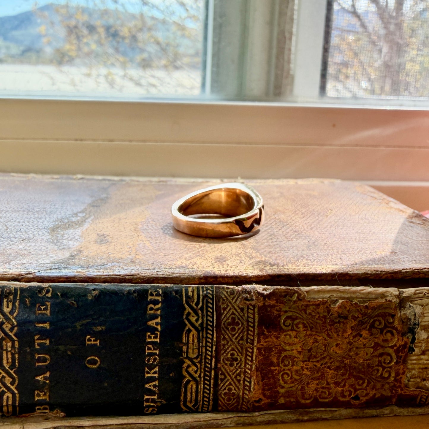 River Run Signet Ring