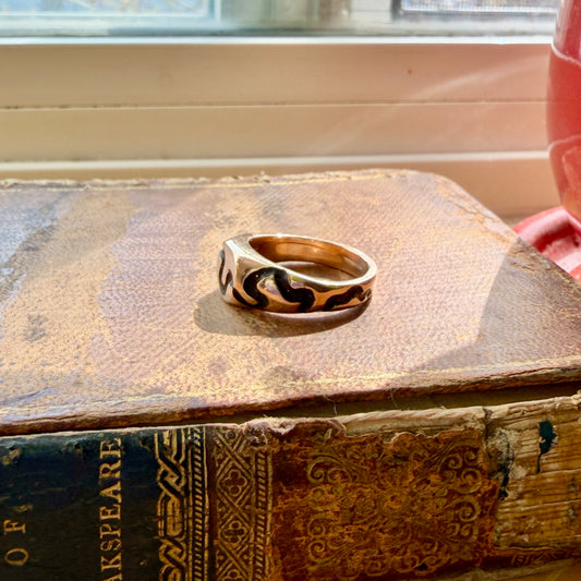 River Run Signet Ring