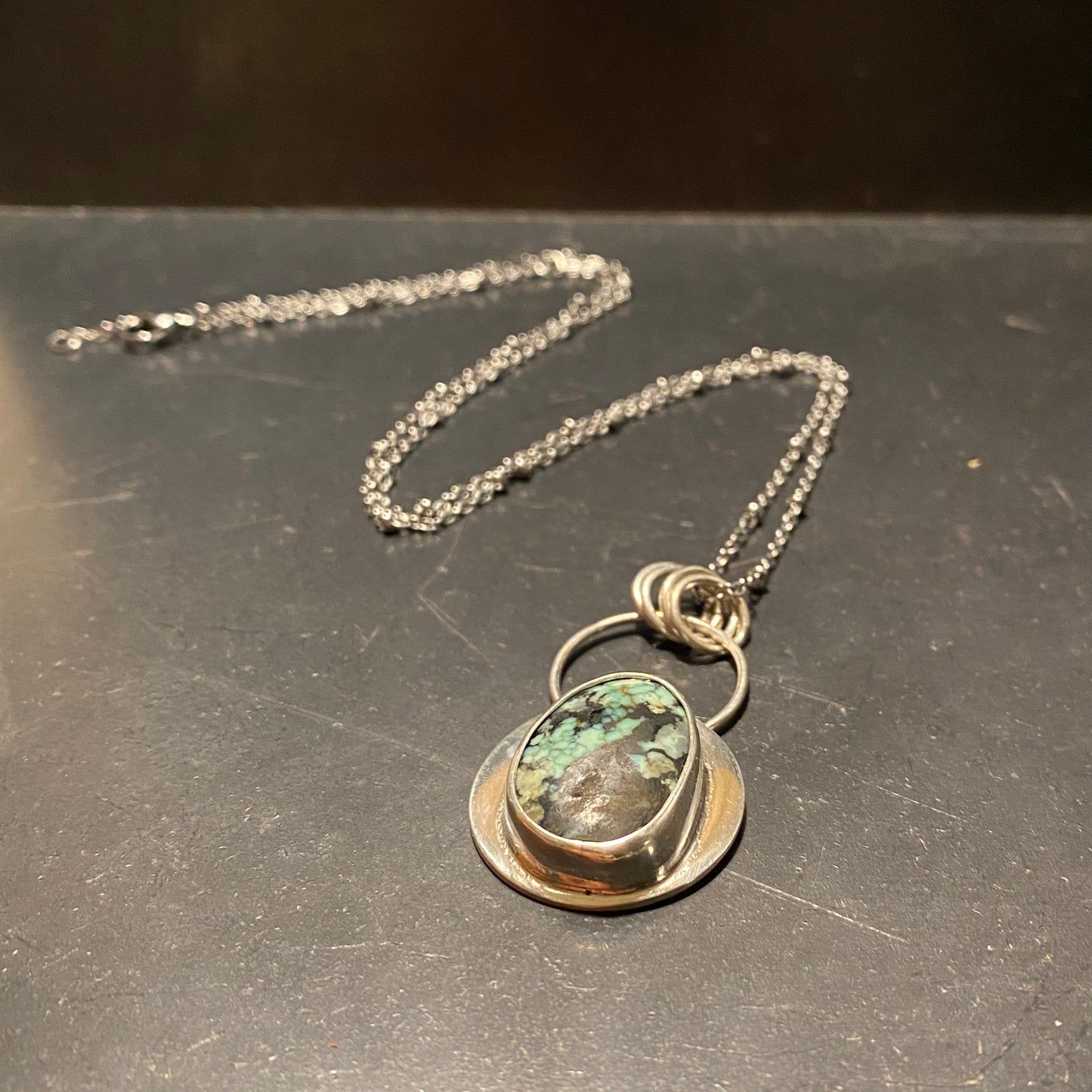 Tree Frog Variscite Pendant