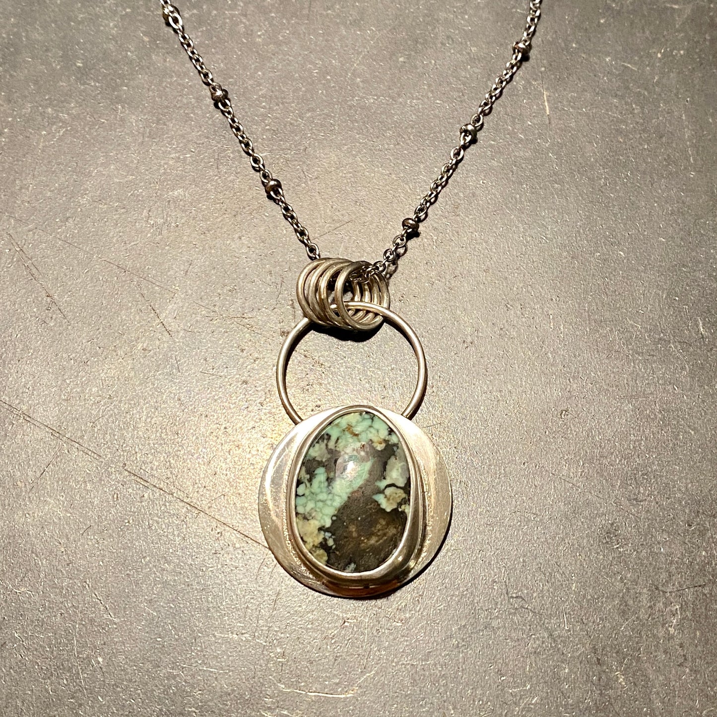 Tree Frog Variscite Pendant