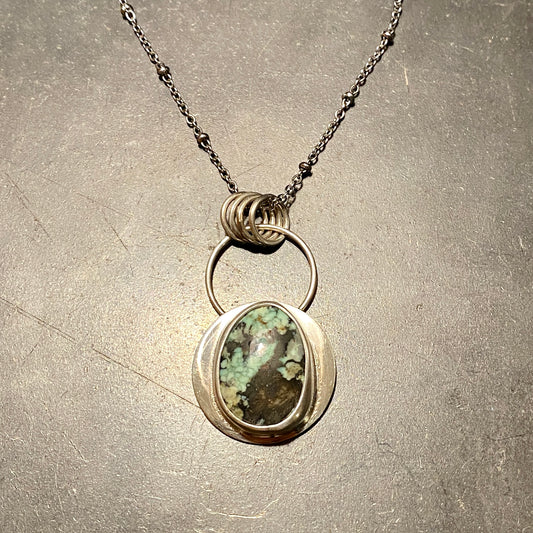 Tree Frog Variscite Pendant