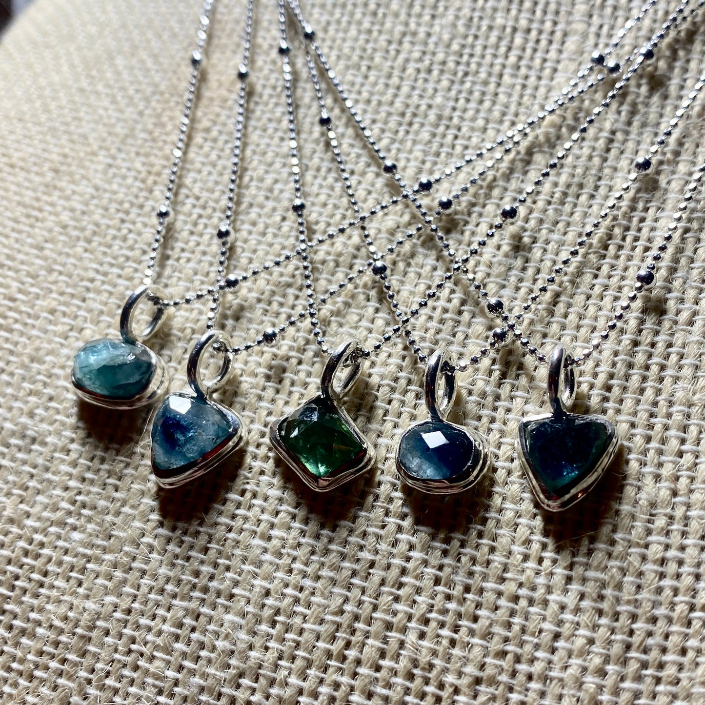 Dainty Tourmaline Necklaces