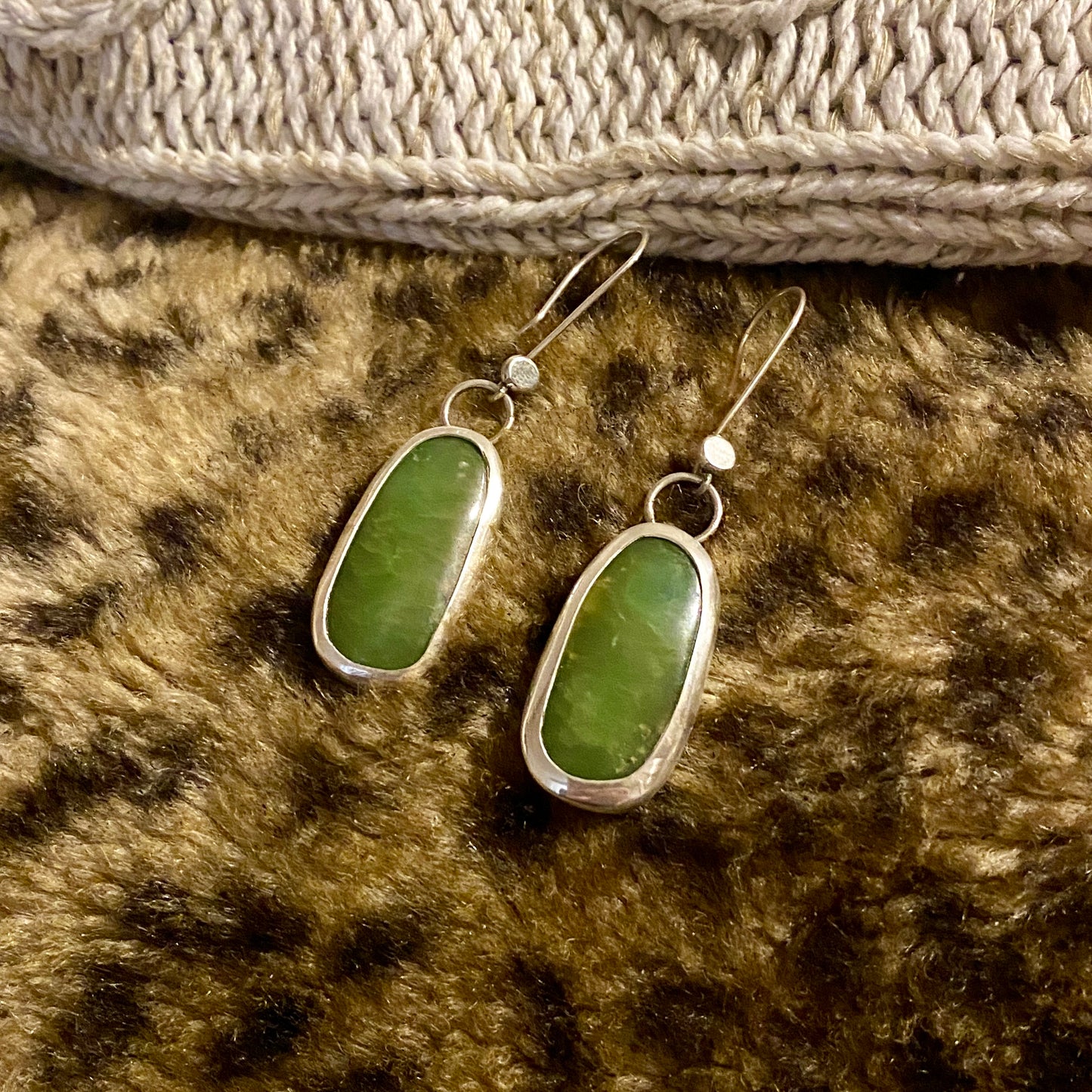 Chrysoprase Drop Earrings