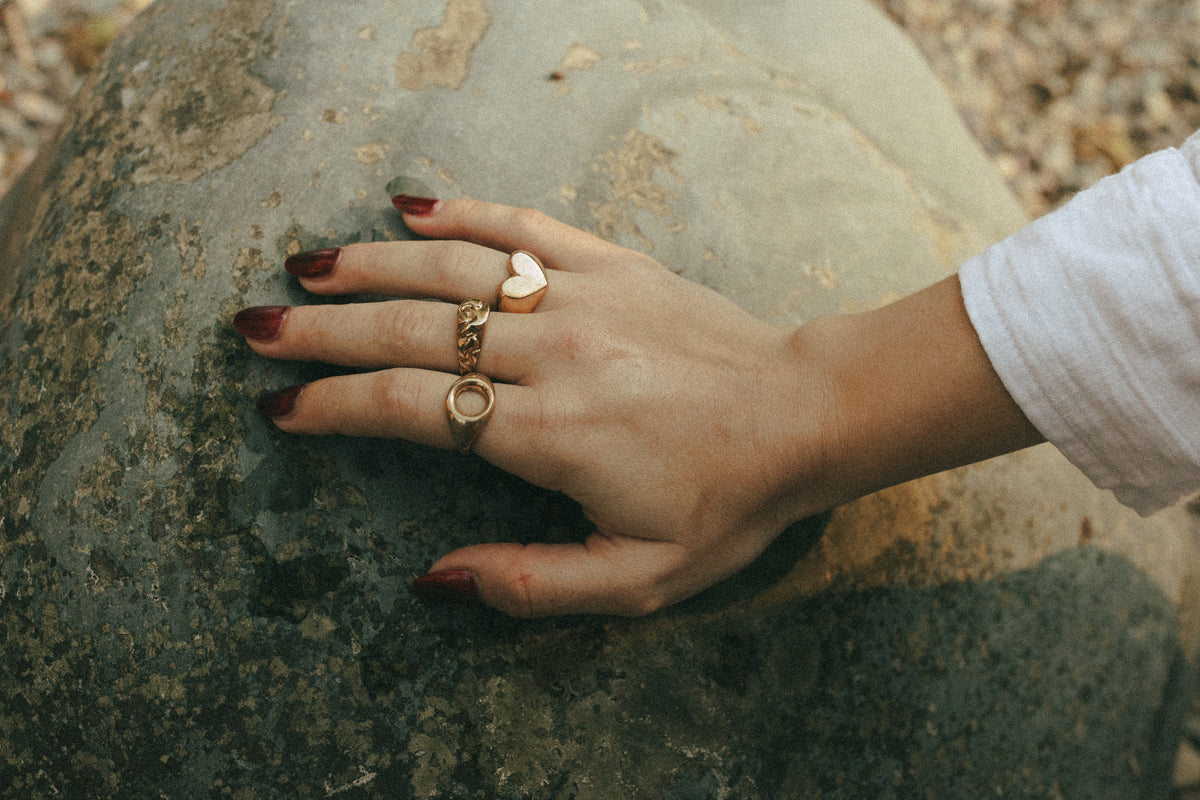 River Run Signet Ring